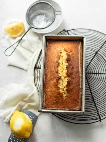 French Yogurt Lemon Loaf Cake