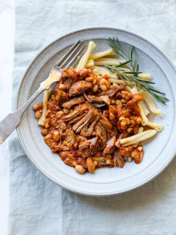 Slow-Cooked Pork and White Bean Cassoulet