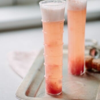 Fresh Rhubarb Bellini
