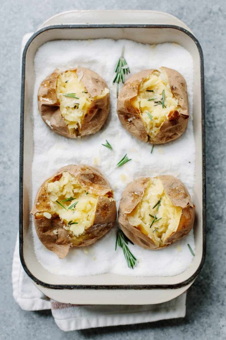 SaltRoasted Potatoes with Rosemary Butter Familystyle Food