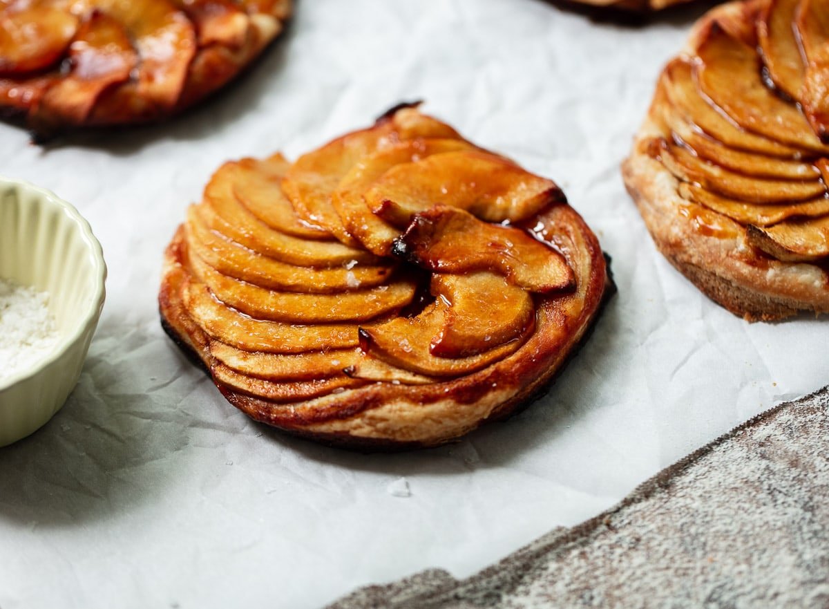 Torta de Maçã Caramelo Salgada