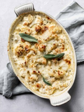Cauliflower Mascarpone Gratin