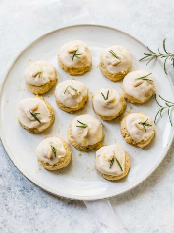 Rosemary Lemon Cornmeal Cookies