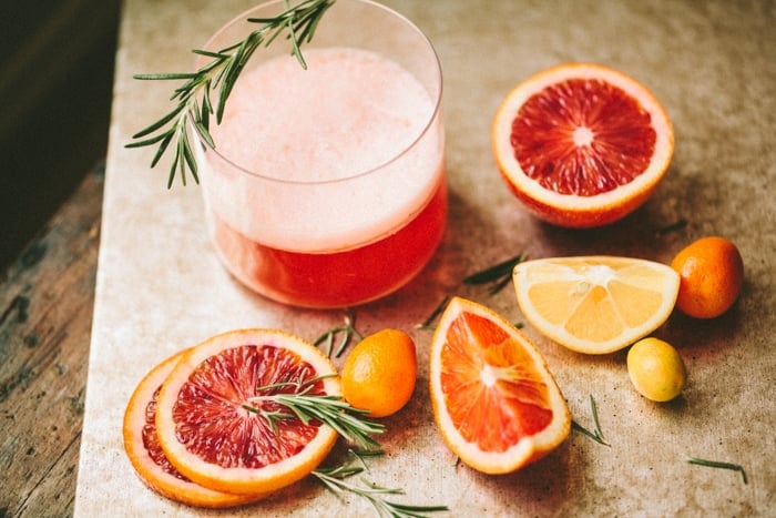 Blood Orange Negroni Cocktail (Rosemary No. 3) - Familystyle Food