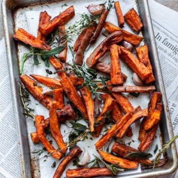 Tuscan Sweet Potato Fries with Sage