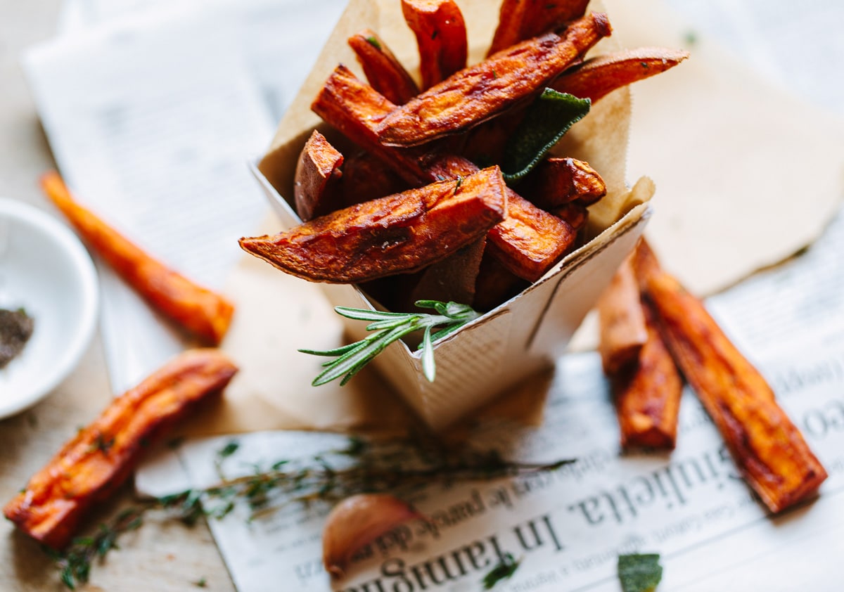 Tuscan Sweet Potato Fries - Familystyle Food