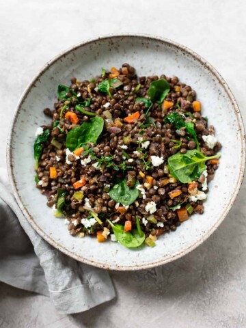 French Green Lentil Salad