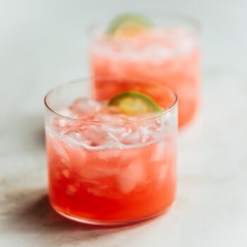 Refreshing Rhubarb Lime Cocktail