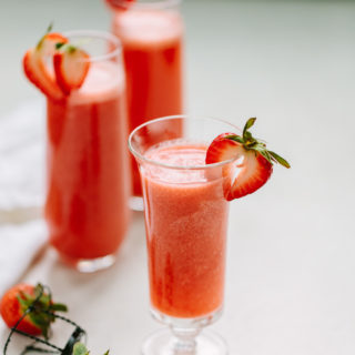 Strawberry Rossini Prosecco Cocktail