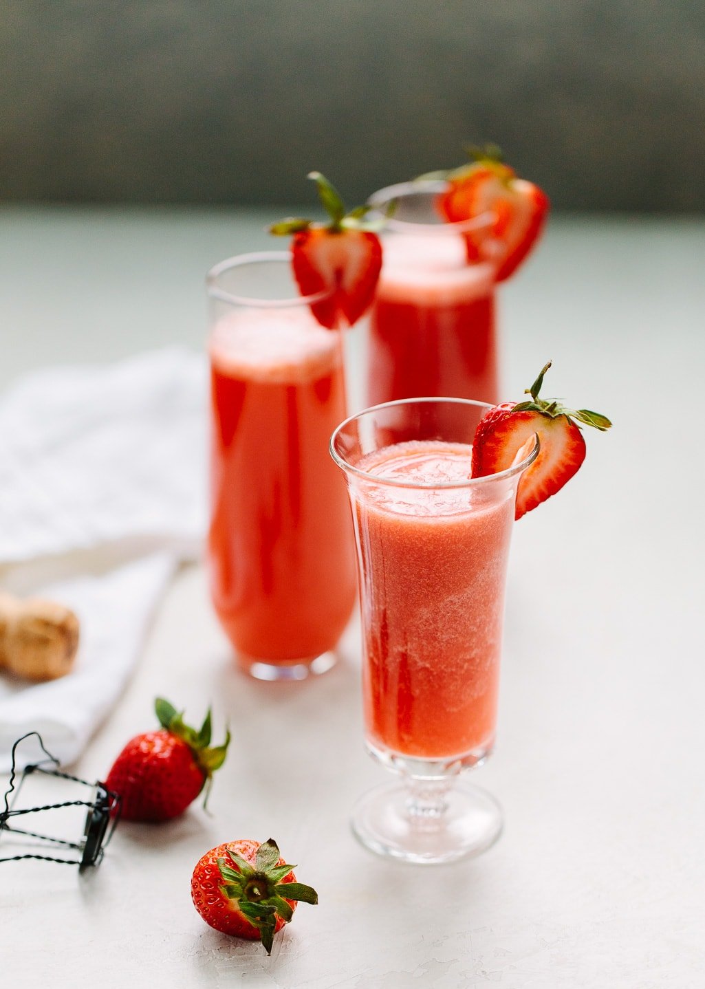 Strawberry Rossini Prosecco Cocktail