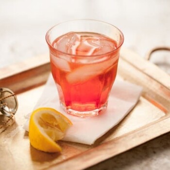 Italian spritz cocktail - a classic aperitvo with Campari and prosecco