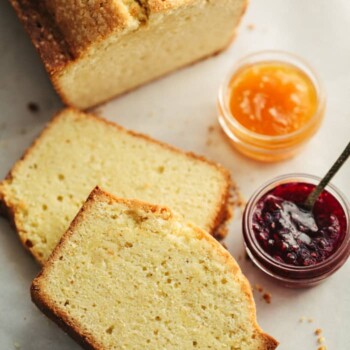 Fresh ginger-lemon pound cake