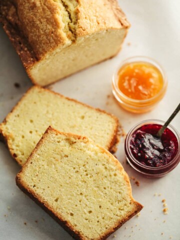 Fresh ginger-lemon pound cake