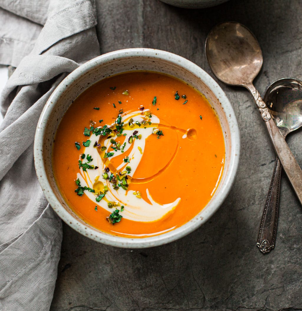 Butternut Squash Soup With Ginger And Orange Vegan Familystyle Food