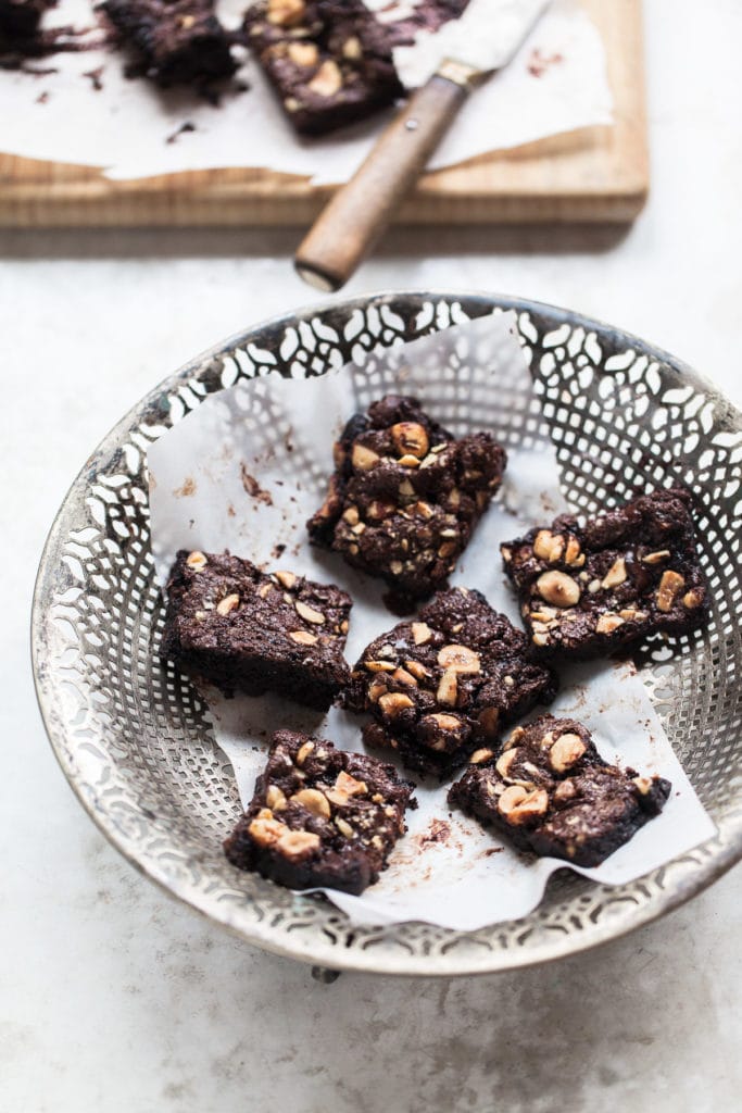 Gooey Chocolate Hazelnut Brownies Familystyle Food