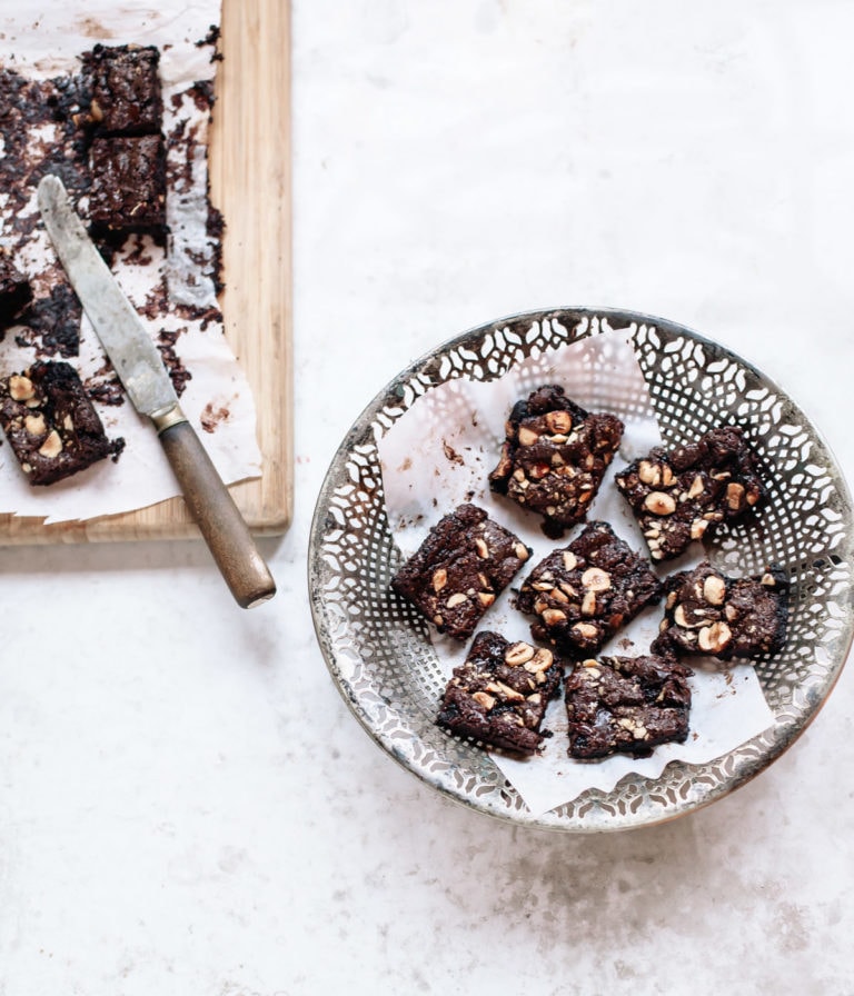 Gooey Chocolate Hazelnut Brownies Familystyle Food