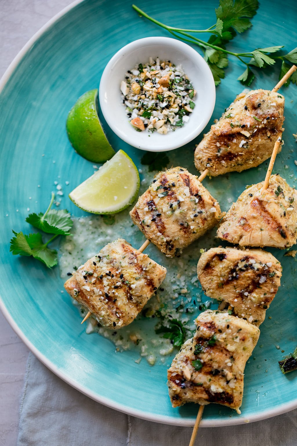 Coconut Lime Chicken Skewers (Whole 30/Low Carb ...