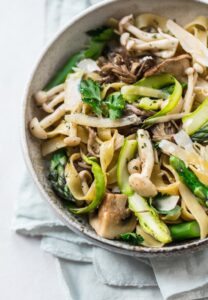 Asparagus and Wild Mushroom Pasta