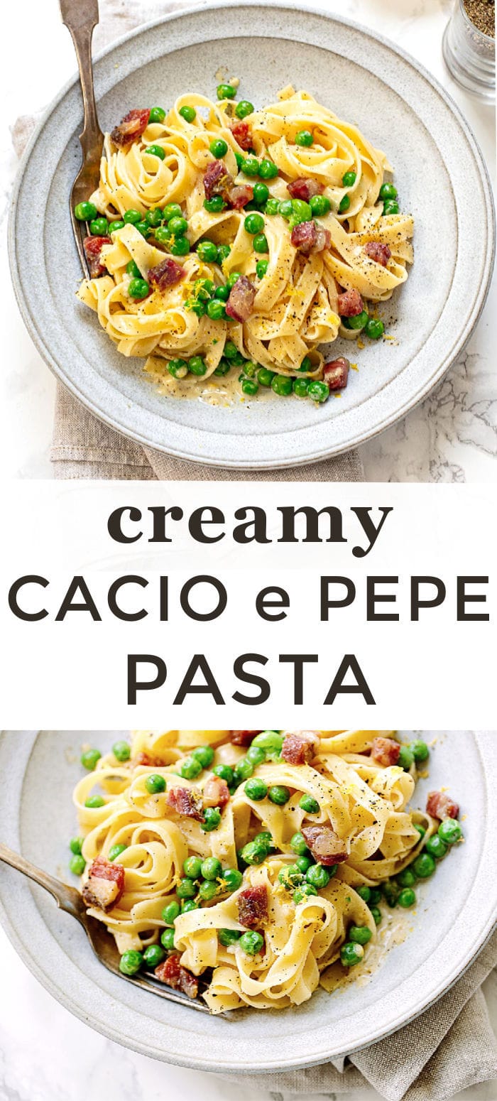 Creamy Lemon Cacio e Pepe with Pancetta Familystyle Food