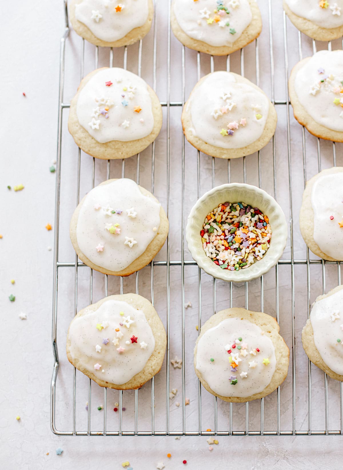 Soft Vanilla Sugar Cookies - Familystyle Food