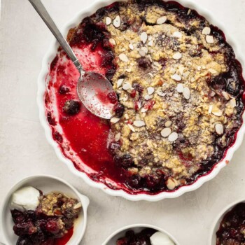 Cherry Almond Crisp