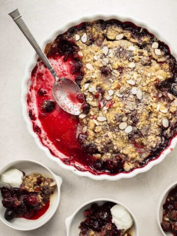 Cherry Almond Crisp