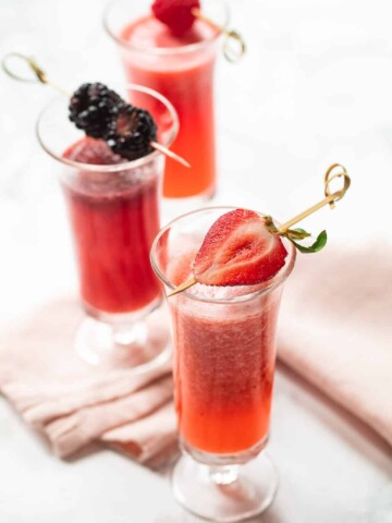 Summer Berry Prosecco Cocktails