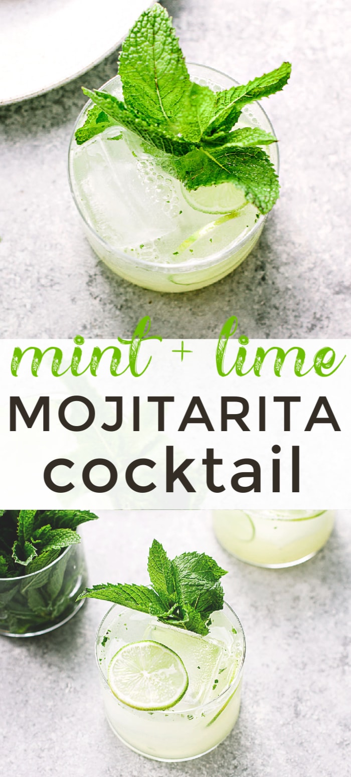 Mojitarita Lime and Tequila Cocktail Familystyle Food