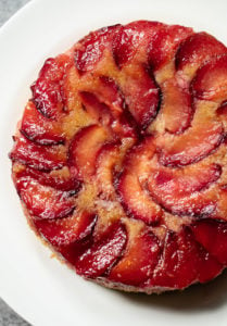 Upside Down Plum Cake - The Café Sucre Farine