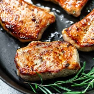Incredible Rosemary Brown Sugar Pork Chops