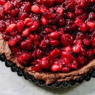 Chocolate Cranberry Tart