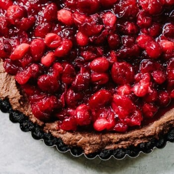 Chocolate Cranberry Tart