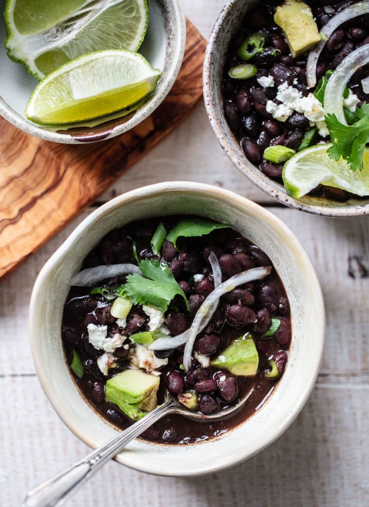 Instant Pot Cuban Mojo Black Beans Familystyle Food