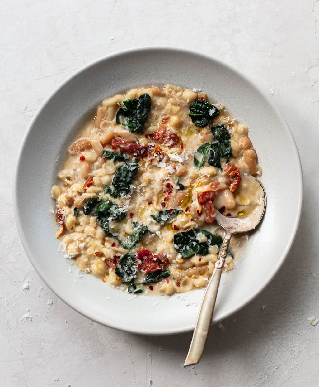 Creamy Instant Pot Pasta Fagioli with Kale