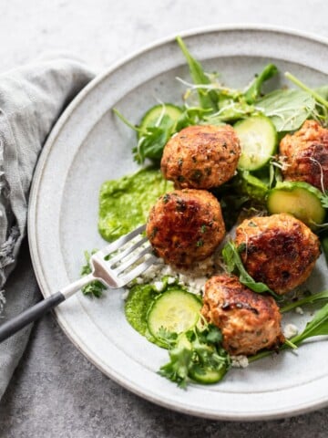 Cumin and Cilantro Turkey Meatballs