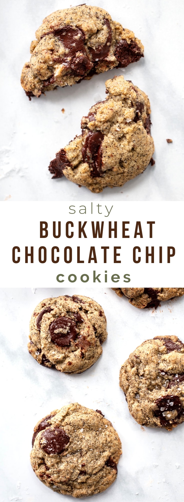 Salted Buckwheat Chocolate Chip Cookies Familystyle Food