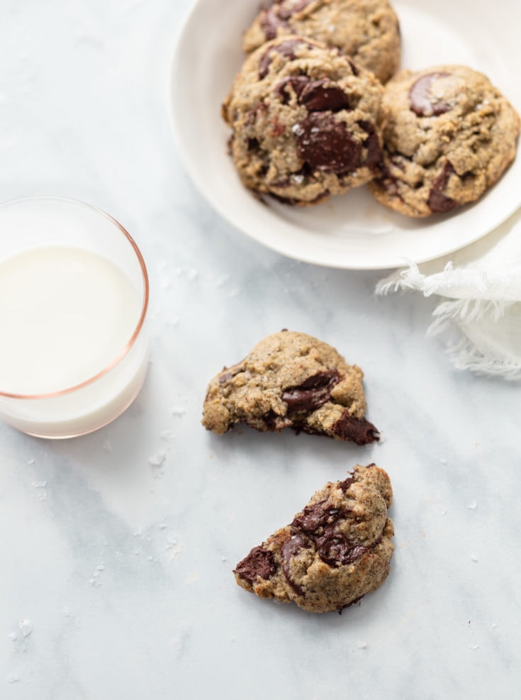 Salted Buckwheat Chocolate Chip Cookies Familystyle Food
