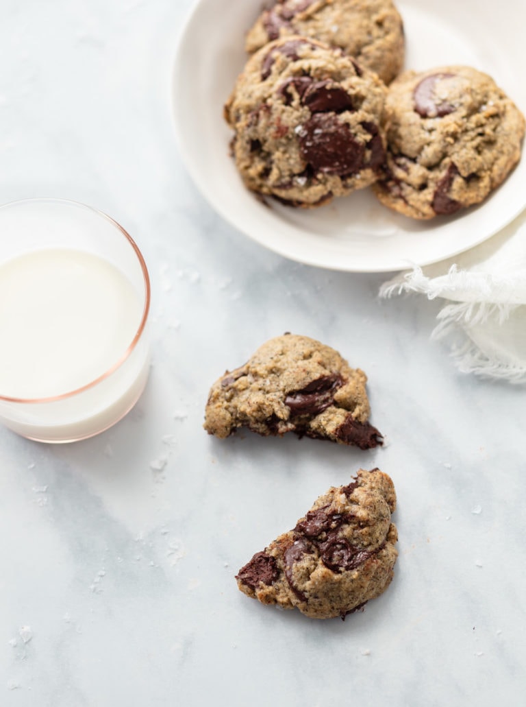 Salted Buckwheat Chocolate Chip Cookies Familystyle Food