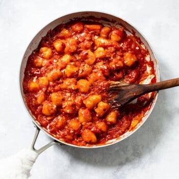 Cauliflower Gnocchi with Spicy Tomato Sauce
