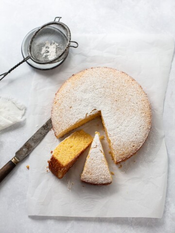 Easy Lemon Polenta Cake