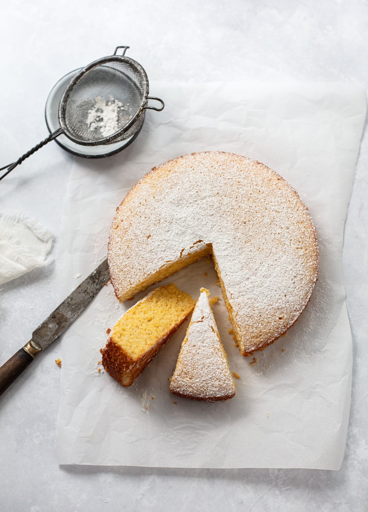 Strawberry Cornmeal Cake — Sustained Kitchen