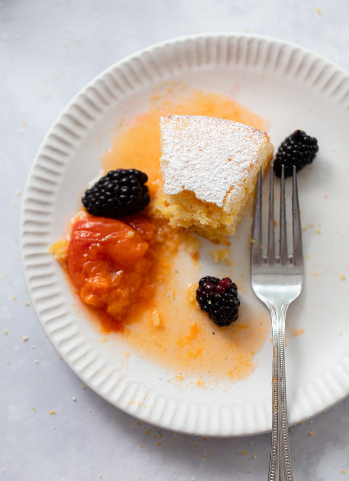 Lemon Polenta Cake - Sweet Caramel Sunday