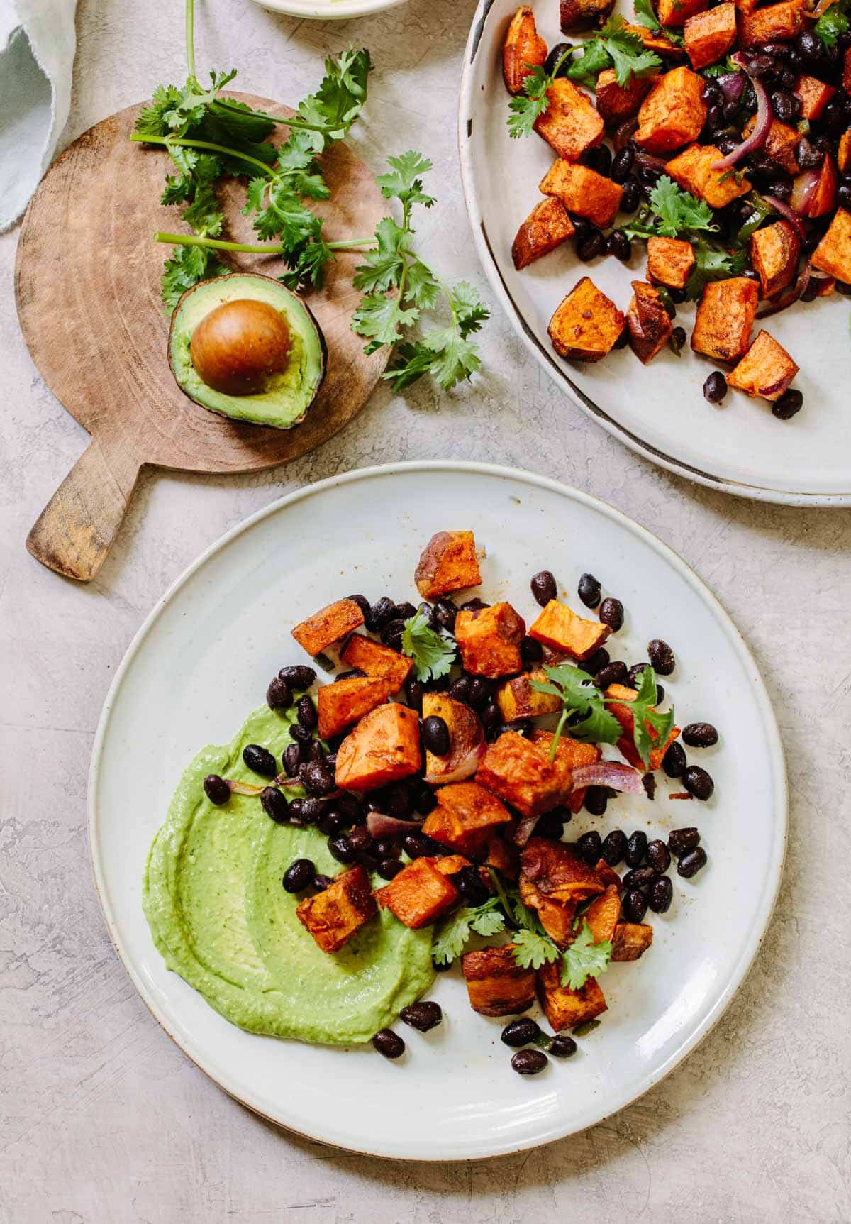 Spicy Chipotle Sweet Potato Chopped Salad