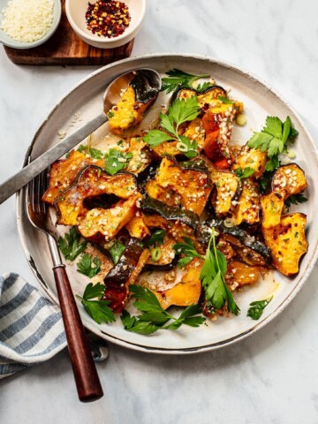 Roasted Acorn Squash with Brown Butter