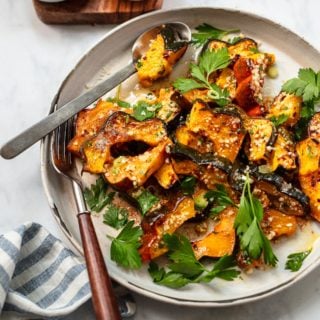 Roasted Acorn Squash with Brown Butter