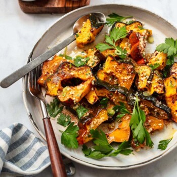Roasted Acorn Squash with Brown Butter