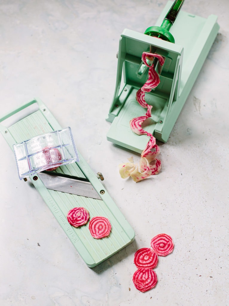 Candy Cane Beet Salad with Goat Cheese Familystyle Food