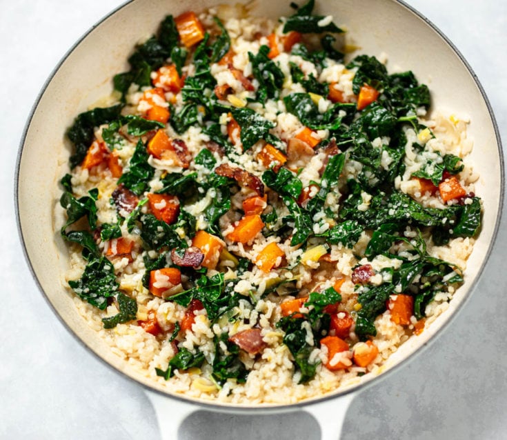 Oven Risotto with Butternut Squash Familystyle Food