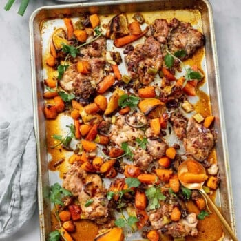 Sheet Pan Moroccan Orange Chicken