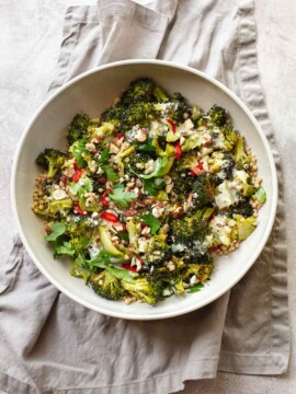 Roasted Broccoli Salad